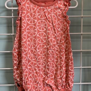 Size 18/24 Month - Pink Citrus Tea Romper