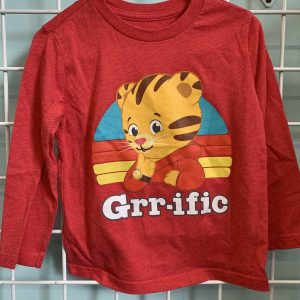 Size 3T - Red Daniel Tiger Shirt