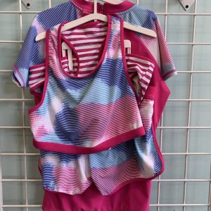 Size 14/16 - Pink/White Eddie Baur Reversible Swim Set