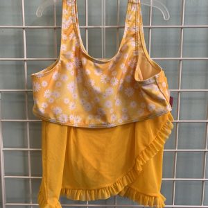 Size 16 - Yellow/White Swimsuit Bikini with Cover Up (New)
