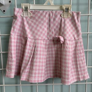 Size 5T/6 - Pink/White Checked H&M Skirt