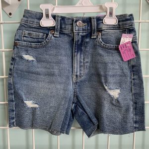 Size 09 - Blue Distressed Jean Short