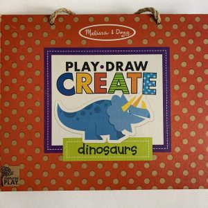 Picture Book - Melissa & Doug, Play Draw Create - Dinosaurs