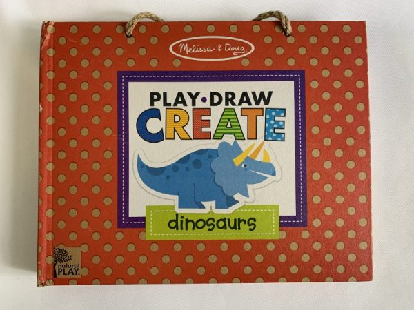 Picture Book - Melissa & Doug, Play Draw Create - Dinosaurs
