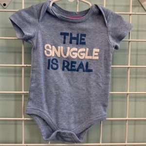 Size 12 Month - Blue Snuggle Onesie