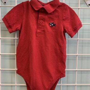 Size 24 Month - Red Shark Onesie