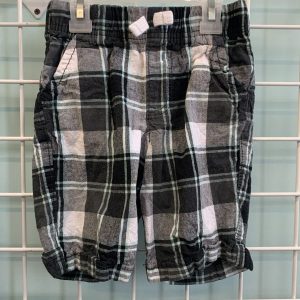 Size 5 - Black/White Plaid Short