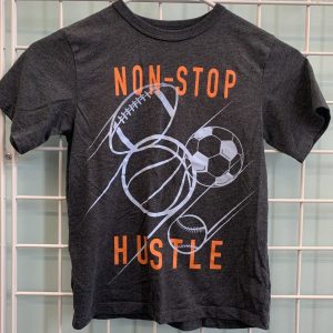 Size 5/6 - Grey Non Stop Hustle Shirt