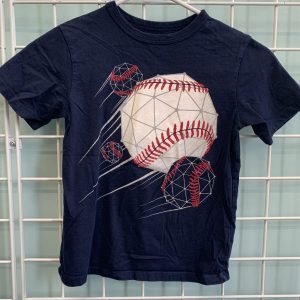 Size 5/6 - Blue Baseball Shirt