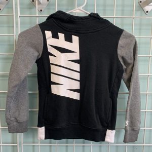 Size 5/6 - Black/Grey Nike Sweatshirt