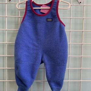 Size 06 Month - Blue/Purple Fleece Patagonia Romper