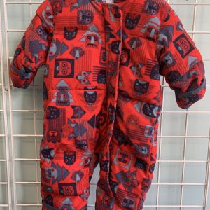 Size 06/12 Month - Red/Grey Columbia Snowsuit