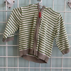 Size 09/12 Month - Green/White Stripe Sweater