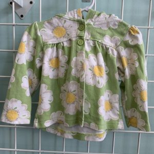 Size 24 Month - Green/White Floral Sweatshirt