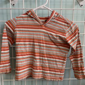 Size 4 - Orange/White Stripe Tea Shirt