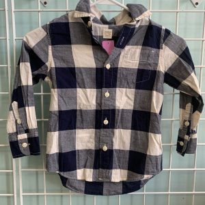 Size 4/5 - Blue/White Shirt