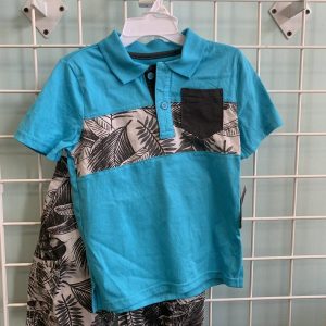 Size 4T - Blue/Grey Set (New)