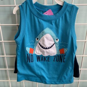 Size 3T - Blue No Wake Zone PJ Set