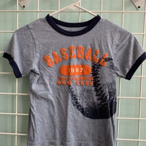 Size 6 - Blue Baseball Shirt