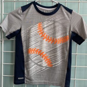 Size 7 - Blue/Grey Baseball Shirt
