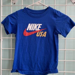 Size 7 - Blue Nike USA Shirt