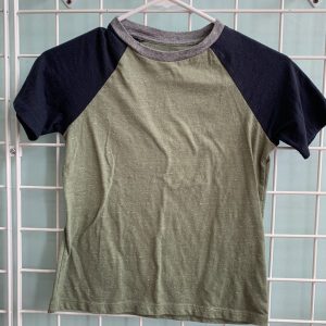 Size 8 - Green/Blue Shirt