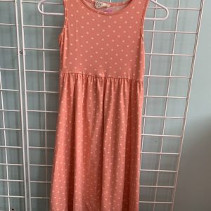 Size 8 - Pink Polka Dot Dress