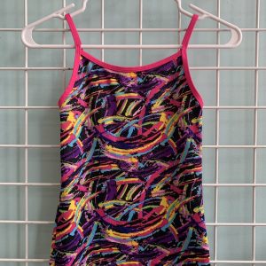 Size 10/12 - Pink/Purple/Black Danskin Tank Top