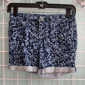Size 12 - Blue Floral Jean Short