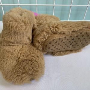 Slipper - Size 05/06 Toddler, Brown Fuzzy