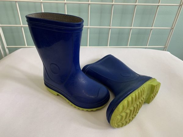 Boots - Size 08 Toddler, Blue/Yellow Rain Boot