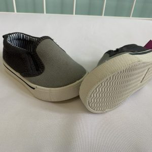 Shoes - Size 04 Toddler, Grey Slip On