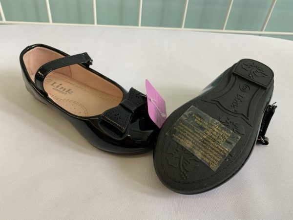 Shoes - Size 08 Toddler, Black Link Mary Jane (New)