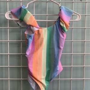Size 8 - Rainbow Stripe Swimsuit