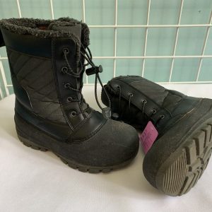 Boots - Size 02 Youth, Black All In Motion Winter