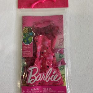 Toy - Barbie Oufit - Pink Hearts (New)