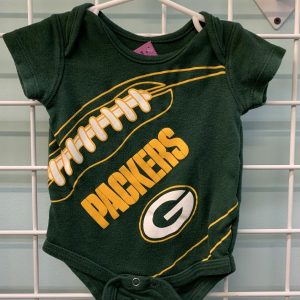 Size 00/03 Month - Green Packers Onesie