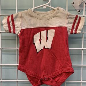 Size 00/03 Month - Red Badgers Onesie