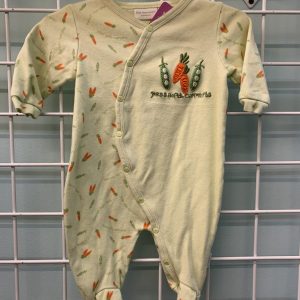 Size 00/03 Month - Green Peas and Carrots Sleeper