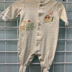 Size 00/03 Month - Yellow/Green Stripe Sleeper