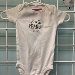 Size 03 Month - White Little Peanut Onesie