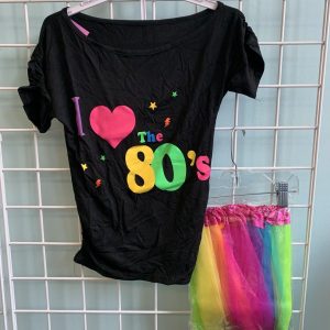 Size 6 - Black/Neon 80's Set (New)