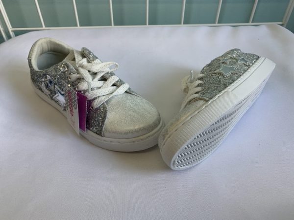Shoes - Size 02 Youth, Silver Kensie Girl (New)