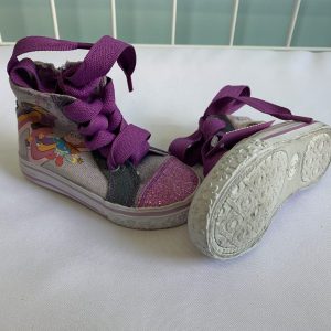 Shoes - Size 06 Toddler, Purple Dora High Tops