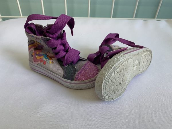 Shoes - Size 06 Toddler, Purple Dora High Tops