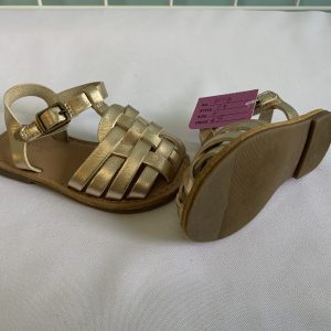 Sandal - 05 Infant - Gold Strape