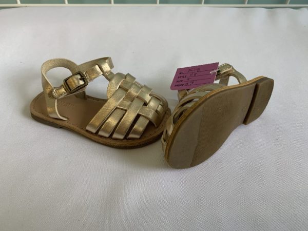 Sandal - 05 Infant - Gold Strape