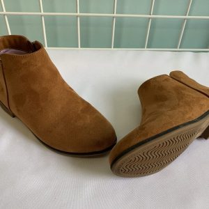 Boots - Size 01 Youth, Brown Ankle Boot