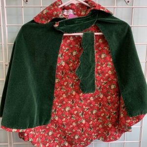 Costume: Size OSFM - Green/Red Wizard Cape
