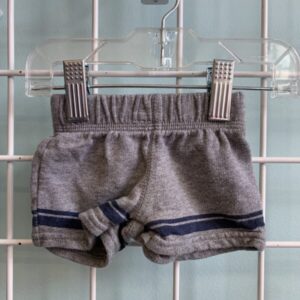 Size 00 Newborn - Grey/Blue Short